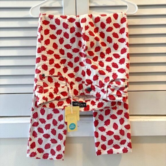 Mini Boden Other - Boden strawberry jeans, size 12 years, NWT (Girl)